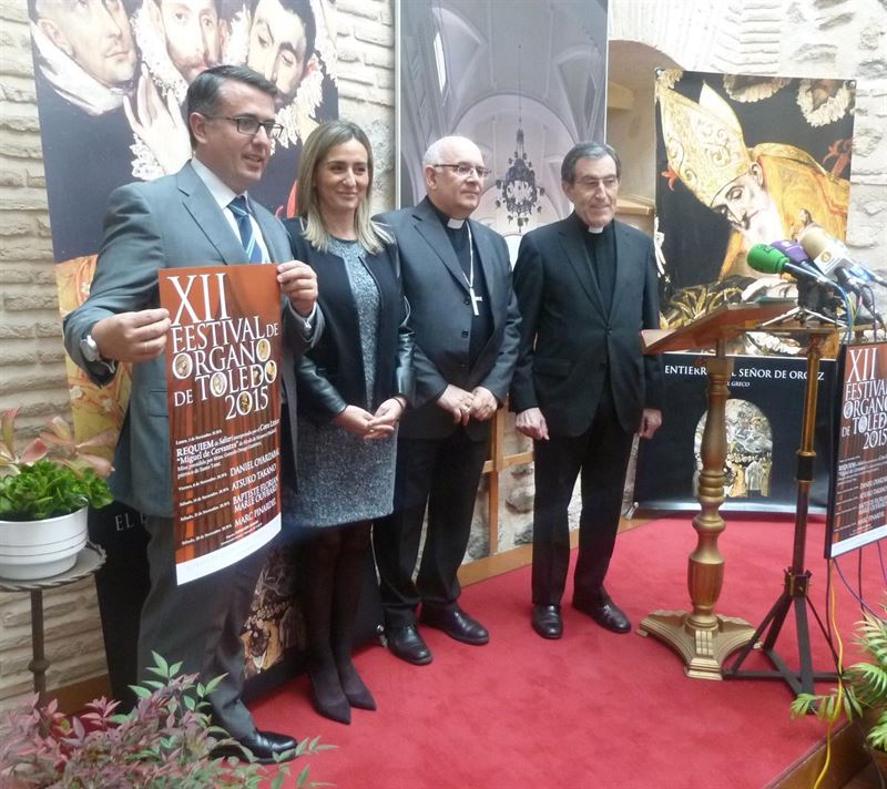 El XII Festival de Órgano de Toledo arrancará el 2 de noviembre