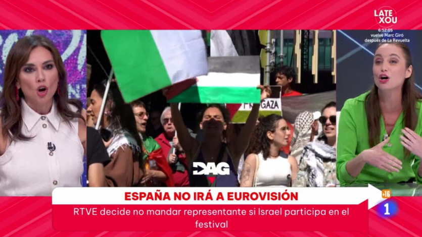 Marta Flich y Andrea Levy