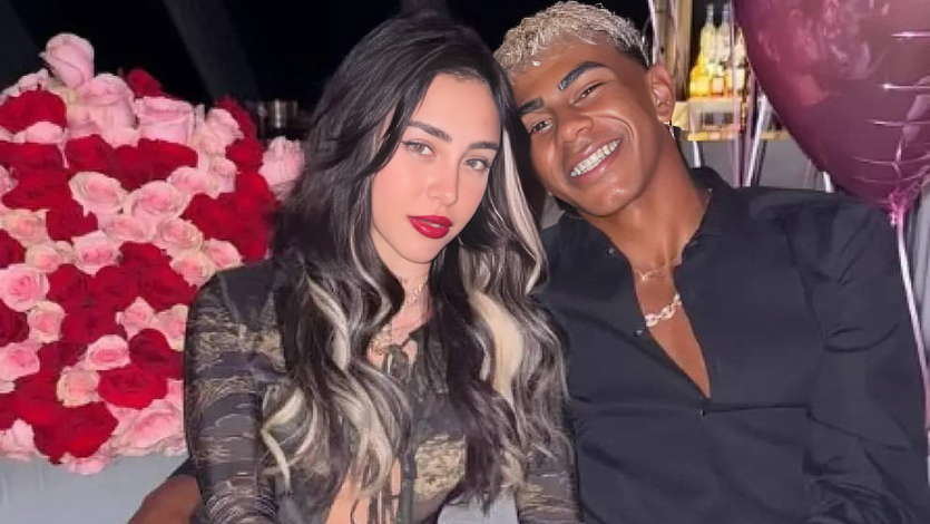 Nicki Nicole, cantante argentina y Lamine Yamal, futbolista español
