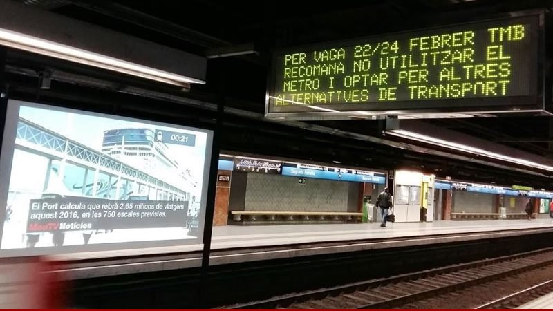 Huelga de Metro Barcelona: continúan los paros al no haber acuerdo con los trabajadores