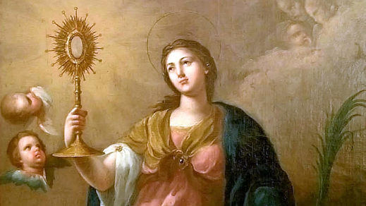 Retrato de santa Bárbara