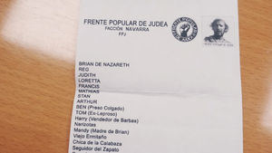 El Frente Popular de Judea reaparece en Navarra tras su aventura en Canarias