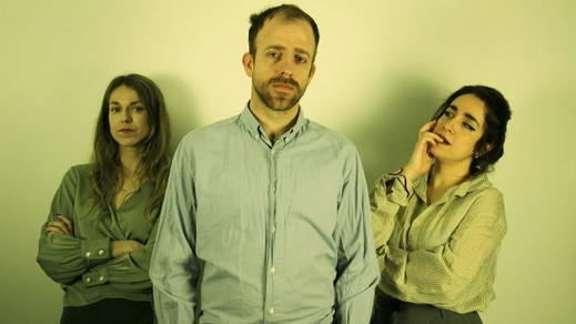 Protagonistas de la obra Fuking money man de Irene Revuelta