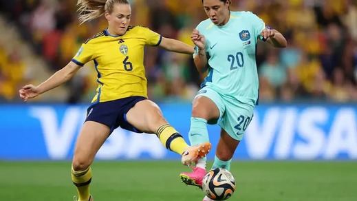 Un partido de fútbol femenino de selecciones