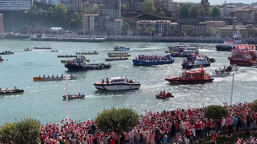 Celebración del Athletic de Bilbao