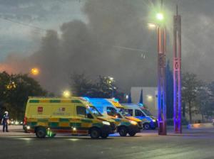 Un incendio en Tres Cantos obliga a desalojar urbanizaciones y un polideportivo en San Sebastián de los Reyes