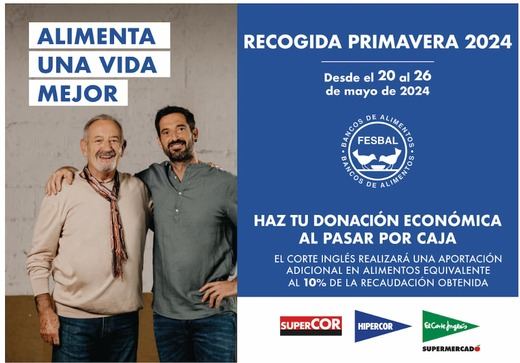 El Corte Inglés participa en la Campaña 'Recogida Primavera' de Banco de Alimentos