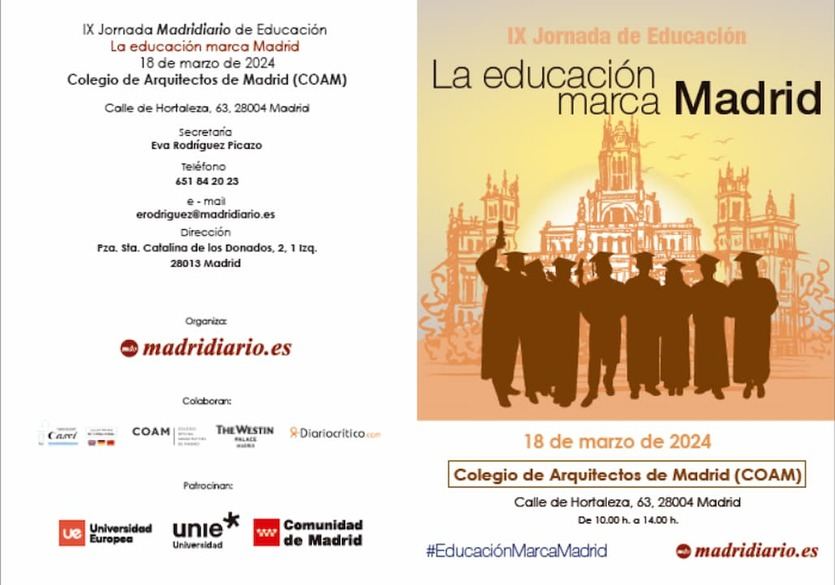 'La educación marca Madrid'. IX Jornada de Educación organizada por Madridiario