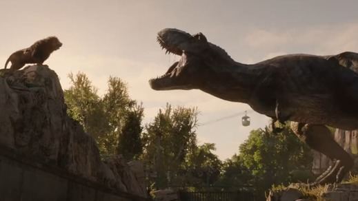 Frame de la última película Jurassic World