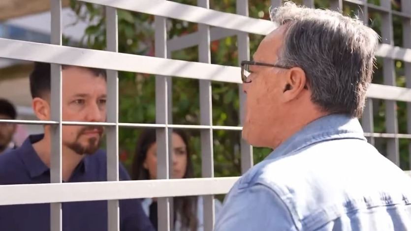 Pablo Iglesias a su llegada al juzgado