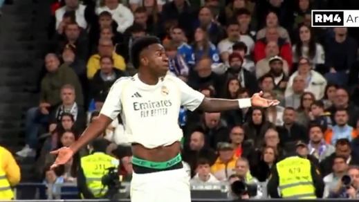 Vinicius, en el partido contra el Betis