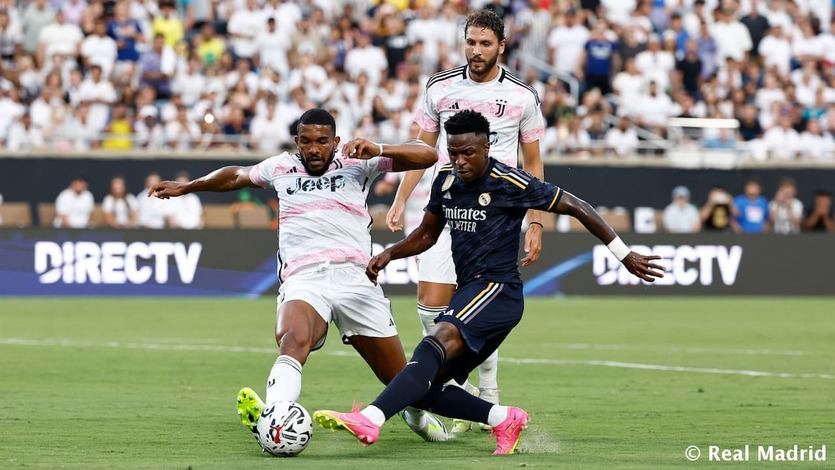 Vinicius, clave en el partido ante la Juventus