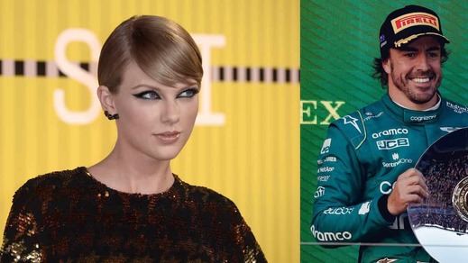 Taylor Swift y Fernando Alonso