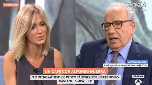 Alfonso Guerra en 'Espejo Público'