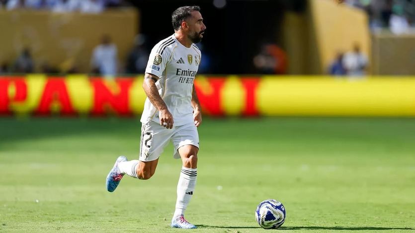 Carvajal, durante el Mundial de EEUU