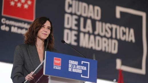 Díaz Ayuso en el inicio de las obras de la Ciudad de la Justicia