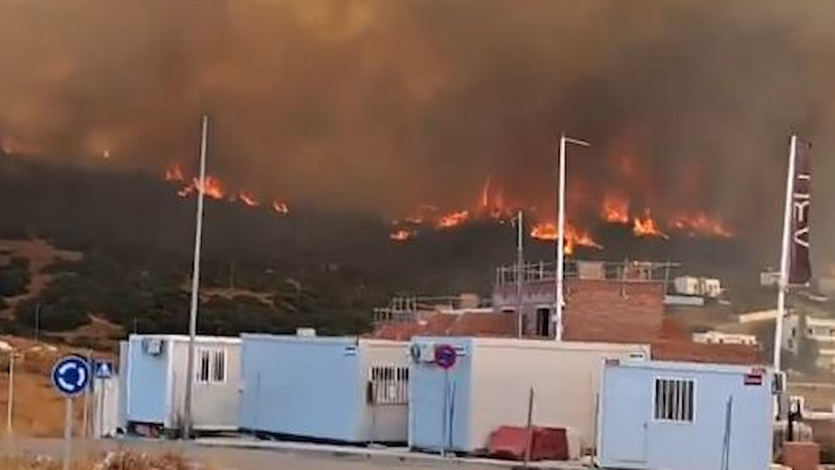 Incendio Tarifa (Cádiz)
