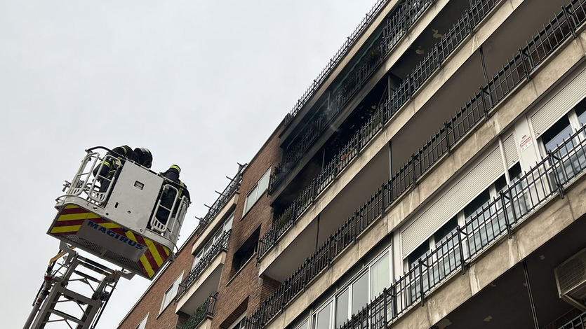 Incendio en Madrid en una vivienda en Ventas