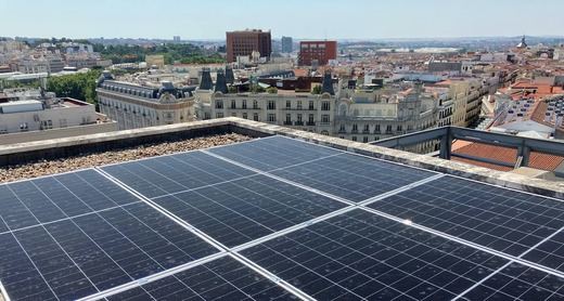 Placas fotovoltaicas de autoconsumo en el Congreso de los Diputados