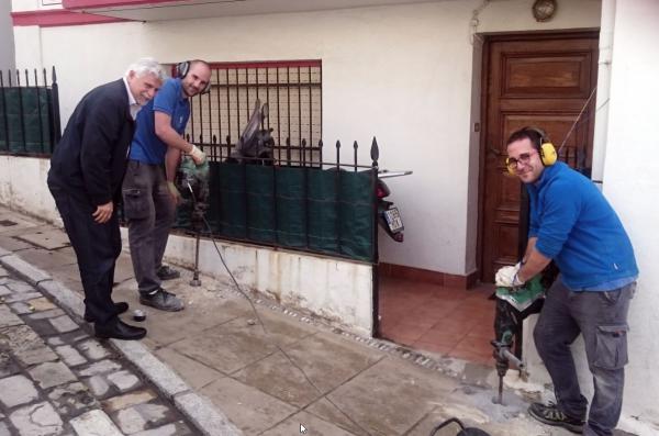 La 1ª fase del tratamiento contra la plaga de termitas en Getxo (Bizkaia) a punto de finalizar