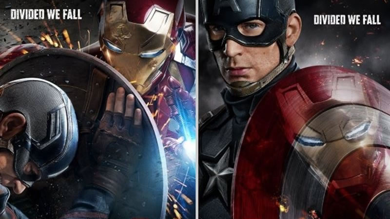 La nueva película del Capitán América, 'Civil War', ya tiene cartel con Iron Man como invitado estelar