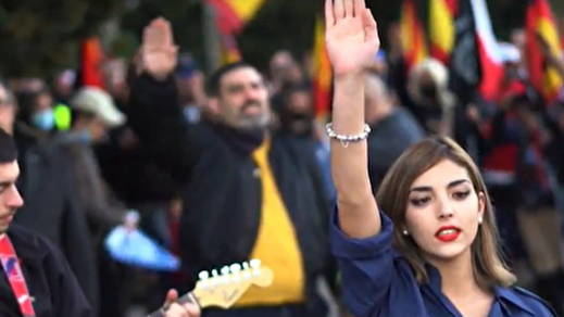 Isabel Peralta, líder del grupo neonazi Bastión Frontal