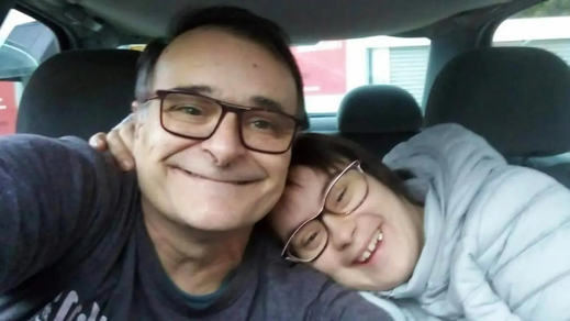 José Javier Vicent y su hija, también fallecida en la DANA