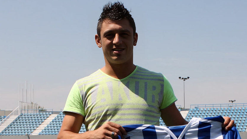 Jonathan Valle durante su estancia en el CD Leganés