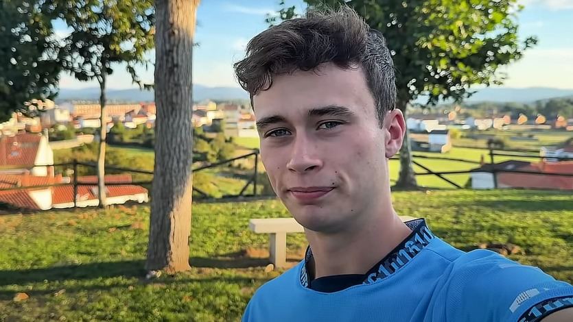 El joven Jorge Rey, en su último vídeo