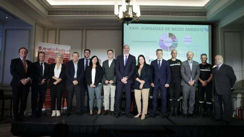 Foto de clausura de la segunda sesión de las XXIII Jornadas de Medio Ambiente