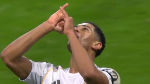 El famoso gesto de Jude Bellingham tras su gol