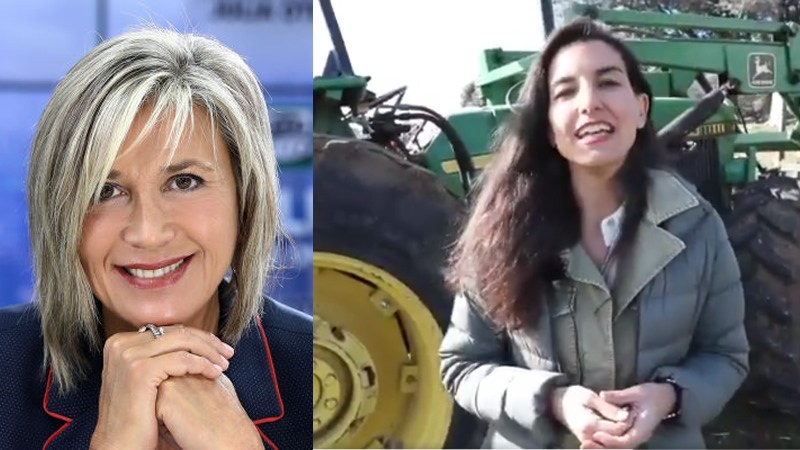 Julia Otero y Rocío Monasterio se enzarzan por el cambio climático... y un tractor