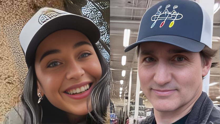Katy Perry, cantante estadounidense y Justin Trudeau, ex primer ministro de Canadá