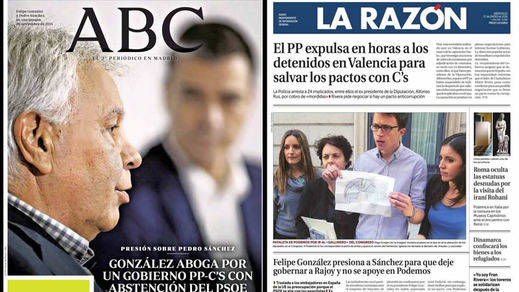 'Criminales', duras bombas contra el PP y pactos imposibles del PSOE en el kiosco de hoy