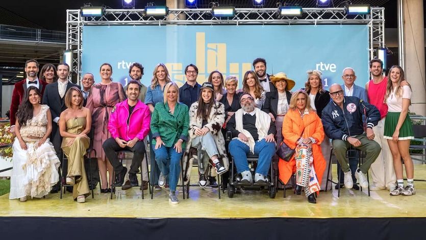 Elenco al completo del programa 'La familia de la tele'