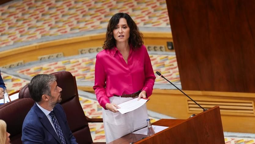La presidenta de la Comunidad de Madrid, Isabel Díaz Ayuso