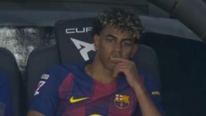 Nuevos malos gestos de Lamine Yamal tras ser sustituido