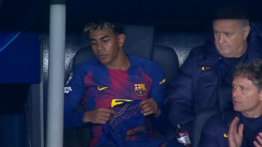 Lamine Yamal, molesto por el cambio