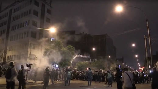 Protestas en Lima contra la presidenta Boluarte
