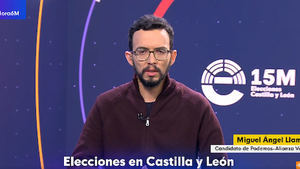 Miguel Ángel Llamas, candidato de Podemos a la Junta de Castilla y León, denuncia una agresión en la calle