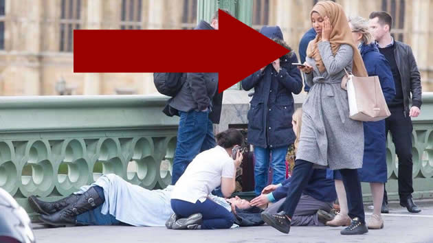 Las imágenes virales del atentado de Londres