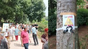 Decenas de vecinos de Madrid protestan contra la llamada 'losa de Ventas'