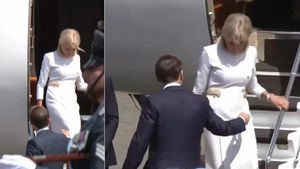 Las redes explotan con otro supuesto incidente entre Macron y su mujer
