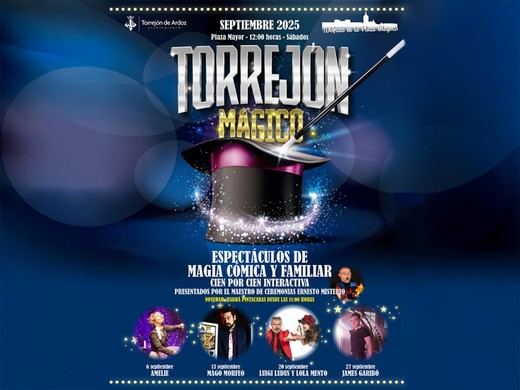 Torrejón de Ardoz celebra 'Torrejón Mágico' con el Mago Morfeo en la Plaza Mayor este sábado