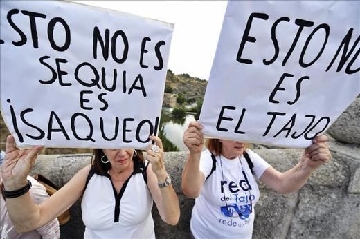 Broche final en Toledo a una jornada en defensa del río Tajo