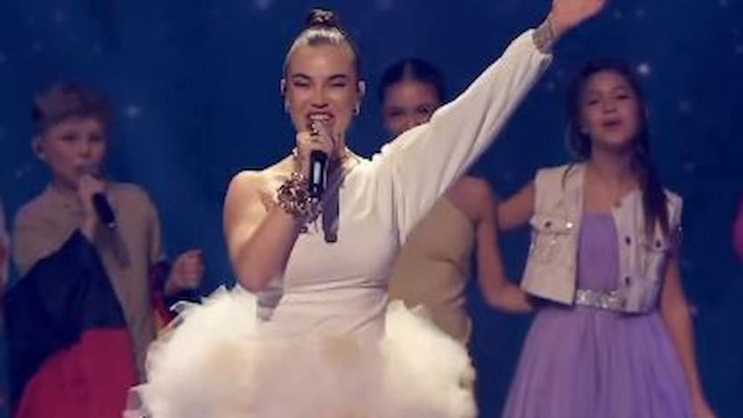 María Isabel, cantante española ganadora del certámen infantil Eurovisión Junior hace 20 años