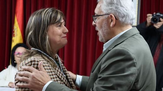 Momento en el que María Reigosa se convertía en concejala por fallecimiento de un compañero