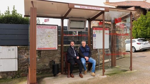 Marquesinas de autobús con calefacción