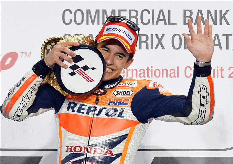 GP de Holanda: Márquez vuelve a caerse aunque sin consecuencias graves