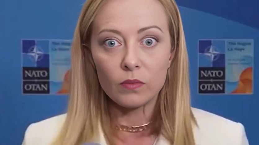 Giorgia Meloni en la cumbre de la OTAN